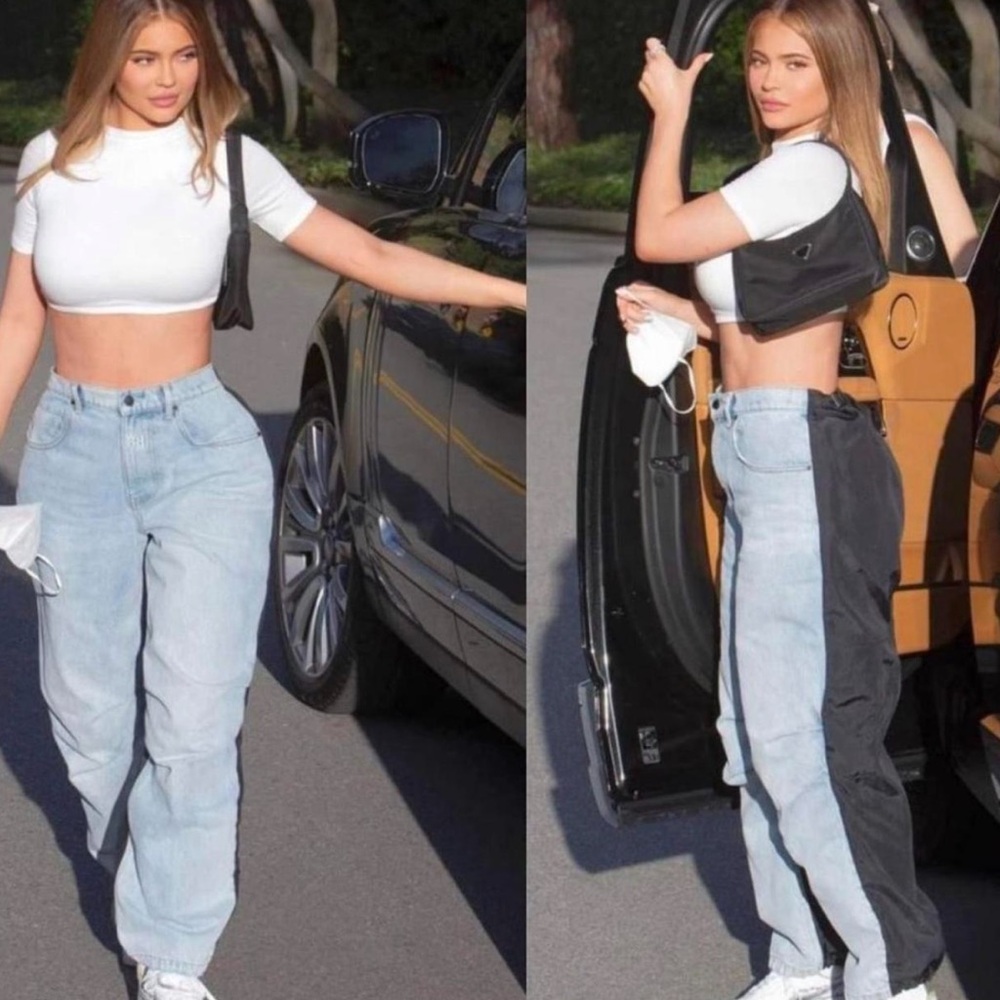 Alexander Wang Mixed Media Jeans